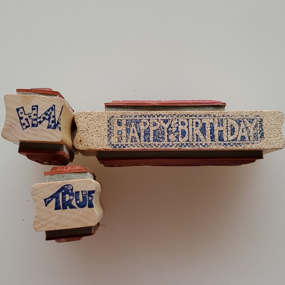 MARY ENGLEBREIT Double sided rubber stamps 6 images cardmaking, scrapbooking